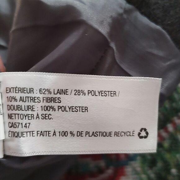 Merona  gray wool blend coat  Sz M - Picture 6 of 6